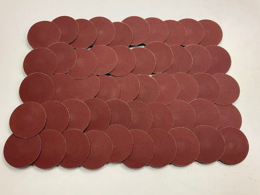 50 Discs - 3M 13873 Roloc 2'' Sanding Discs P180 Grit Grade Aluminum Oxide Discs