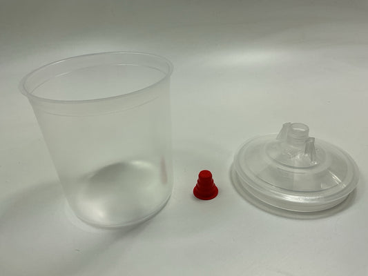 3M PPS 16000 Original Series Lids And Liners Kit, Standard, 22 Oz., 200 Micron