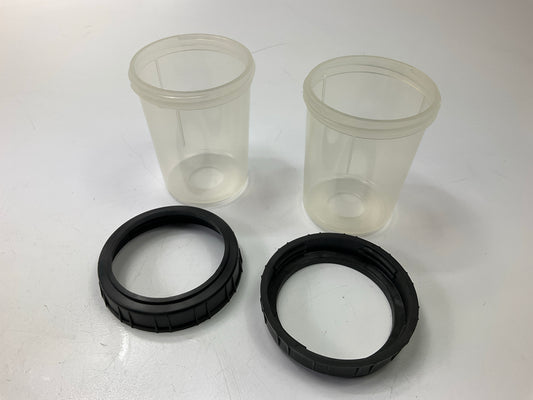 3M PPS 16115 Mini Mixing Cup And Collar, 200 Ml, For Use With PPS, 2 Pack