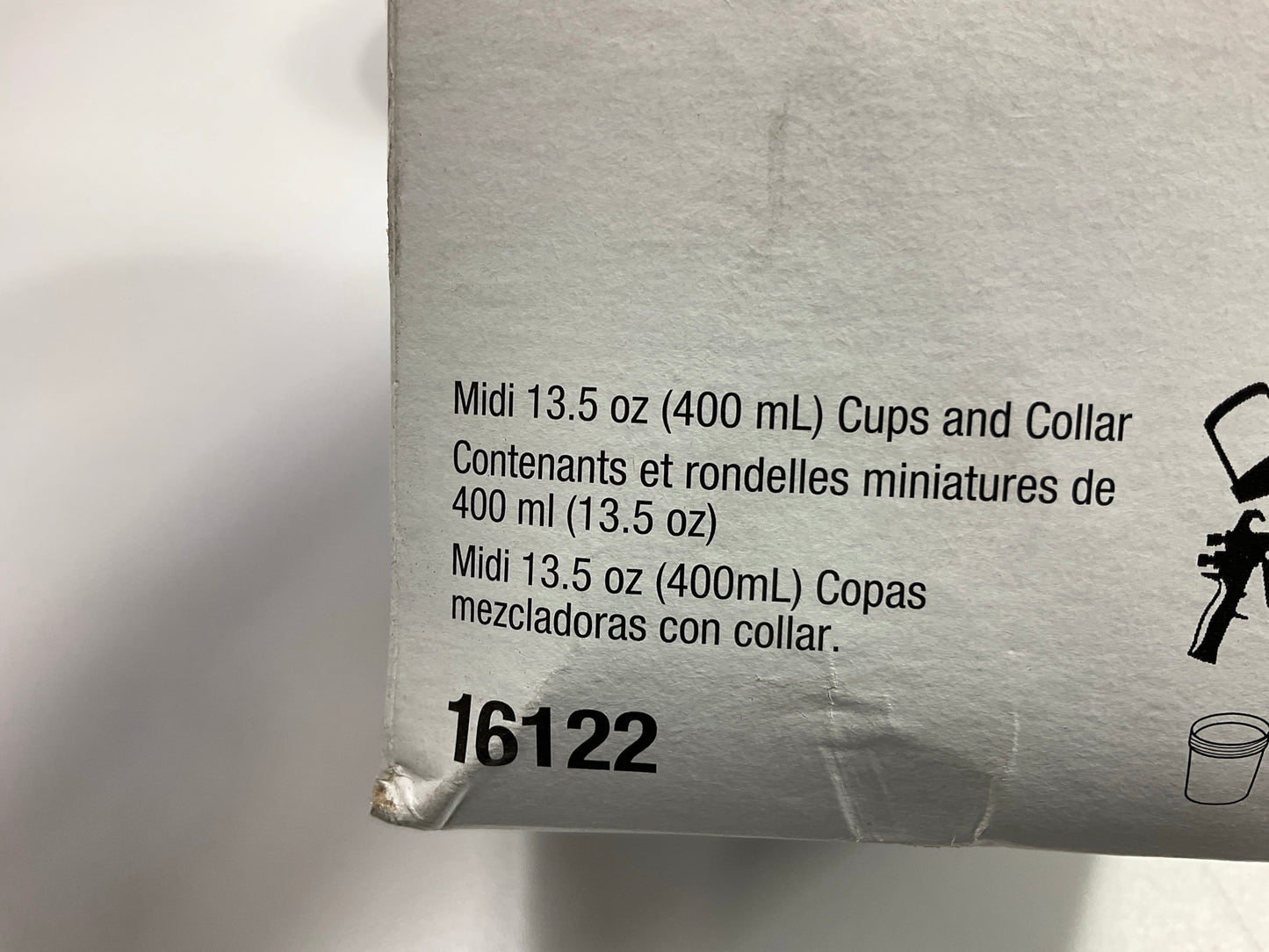 3M 16122 PPS Midi 13.5 Oz Ratio Cups & Collars Paint Preparation System (2 Pack)