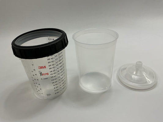 INCOMPLETE 3M PPS Starter Kit Large 28 Fl Oz 6-Pack Lids 200 Micron Filter