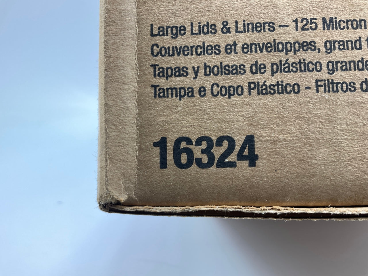 3M 16324 - PPS Lids & Liners Kit, Large Size (28oz), 125 Micron Filter