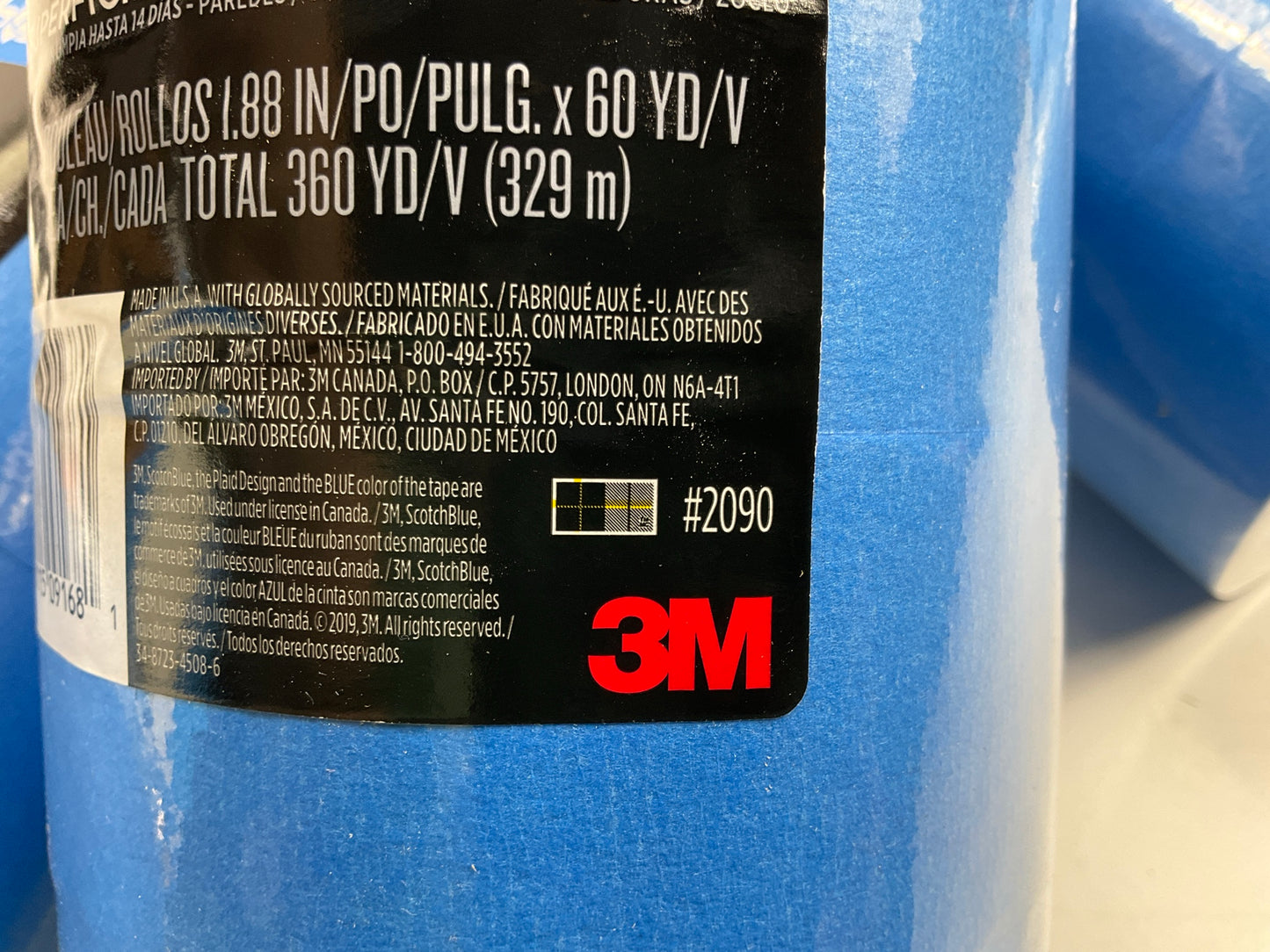 24 Rolls Total - 3M 2090 ScotchBlue Painters Masking Tape, Blue, 1.88'' X 60 Yd
