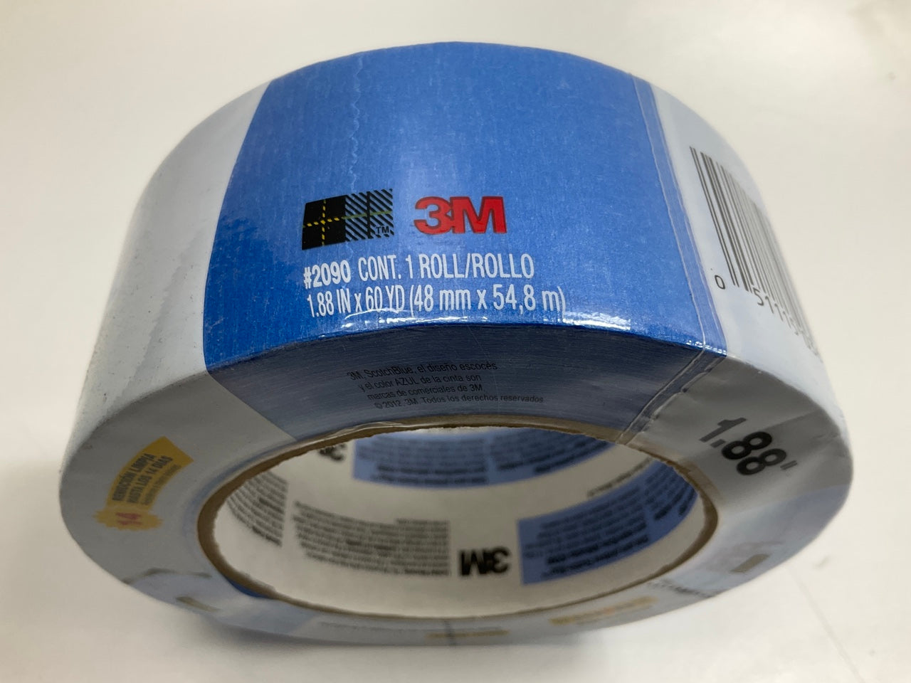 1 Roll - 3M Scotch-Blue 2090 Multi-Surface Painter's Tape - 1.88'' X 60 Yards