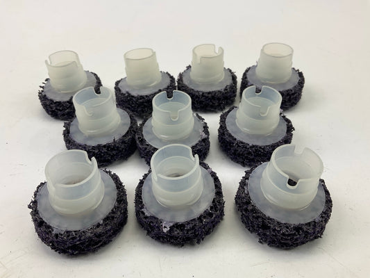 (10) 3M 21713 Scotch-brite Roloc Pro Brake Hub Cleaning Disc, 1-1/2 In X 5/8 In