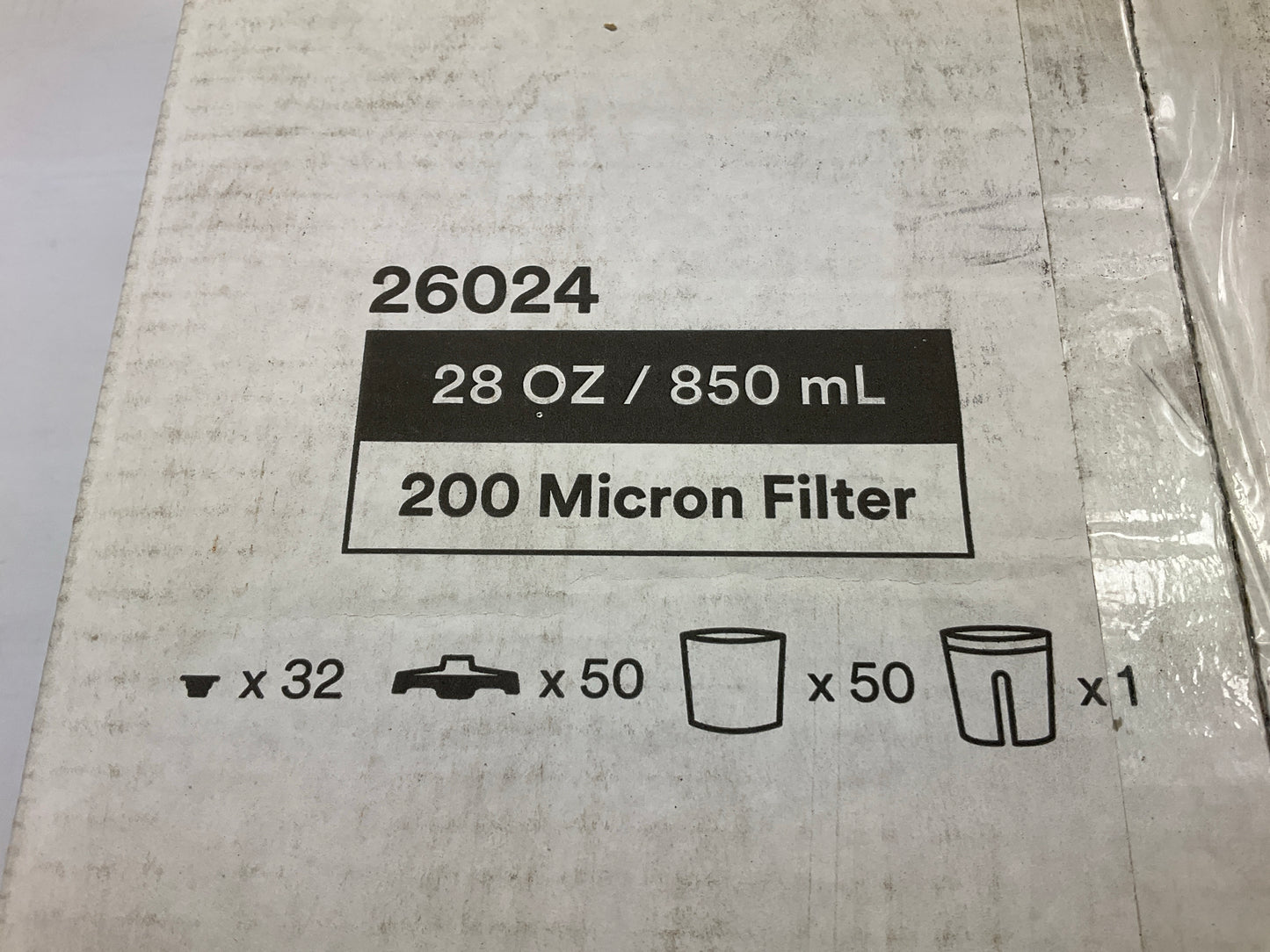 3M 26024 PPS Series 2.0 Spray Cup System Kit Large (28 Fl Oz/850 Ml) 200 Micron