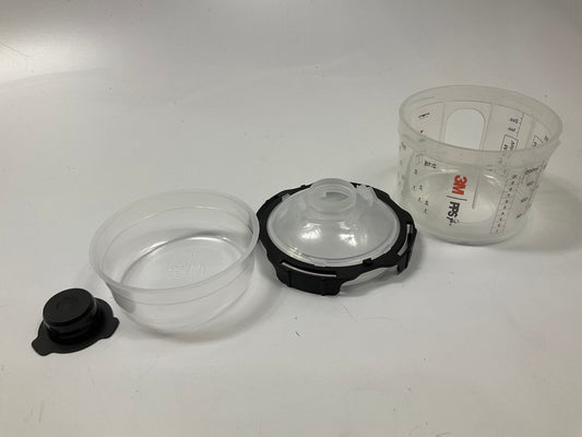 3M 26028 PPS 2.0 Spray Gun Cup, Lids And Liners Kit, 3oz/90mL, 200 Micron Filter