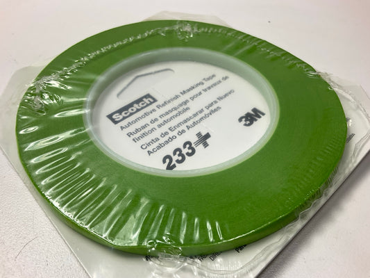3M 26344 Automotive Refinish Masking Tape 233+ (6mm X 55m) Green