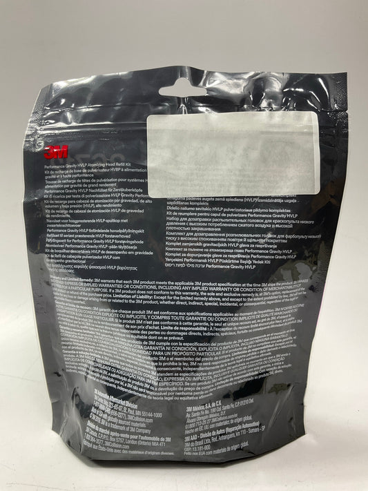 3M 26712 Performance Gravity HVLP Atomizing Head Refill Kit, 1.2mm, 5 / PACK