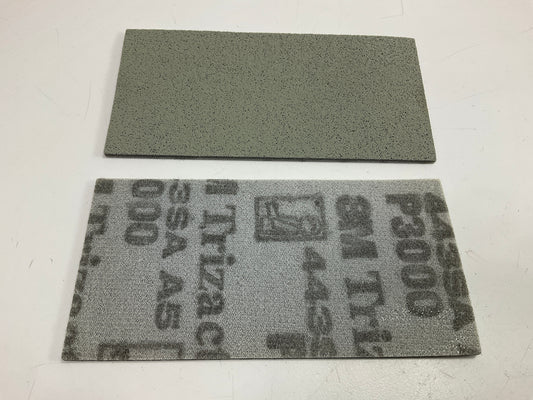 3M 30190 Foam Sheet Trizact Sanding 2-3/4 X 5-1/2 Hookit P3000 5 Sheets Per Pack