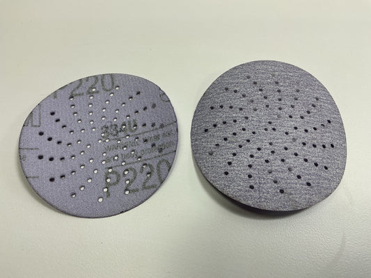 3M 30278 Purple Clean Sanding Hookit Disc, 3 Inch, P220 Grit, 41 Discs Total