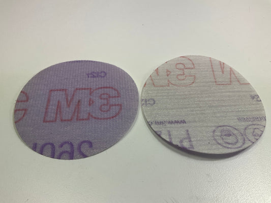 3M 30368 Hookit 3 In. 1200 Grit Purple Finishing Film Sanding Disc (50/Box)