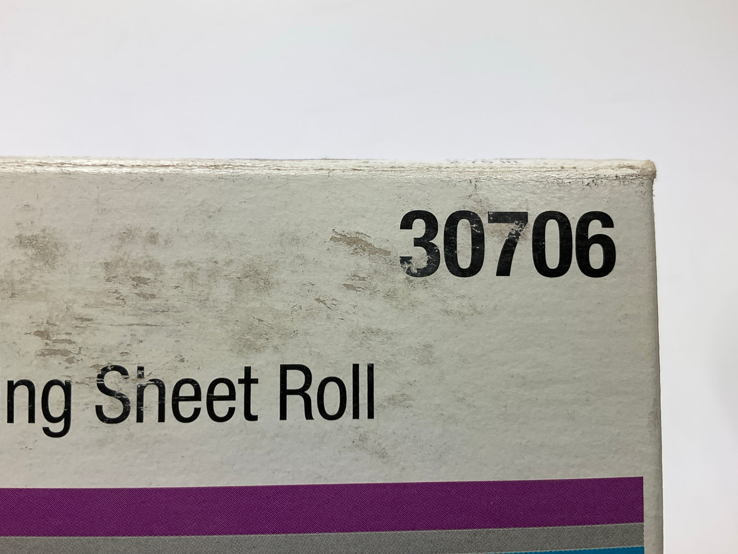 3M 30706 Hookit Purple Clean Sanding Sheet Roll 2.75'' Wide X 39' Long P280 Grit