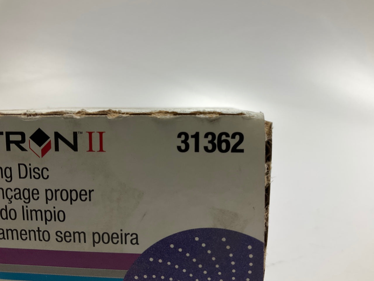 3M 31362 Cubitron II Sanding Discs, 3'', 120+ Grit, Hook & Loop, Purple, 50 Discs
