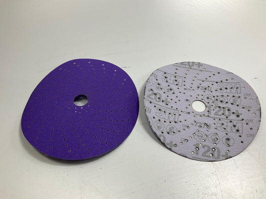 3M 31372 Cubitron II Clean Hookit Sanding Disc 6 Inch, 120+ Grit (50 Discs)