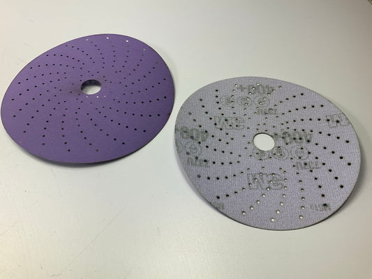 3M 31484 Cubitron II Hookit Clean Sanding Abrasive Disc, 6'' 400+ Grade 50 Discs