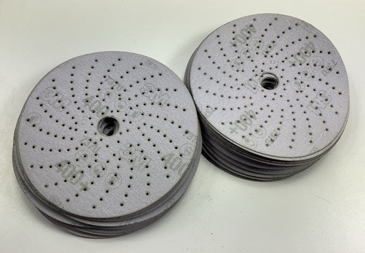 3M 31484 Cubitron II Hookit Clean Sanding Abrasive Disc, 6'' 400+ Grade 50 Discs