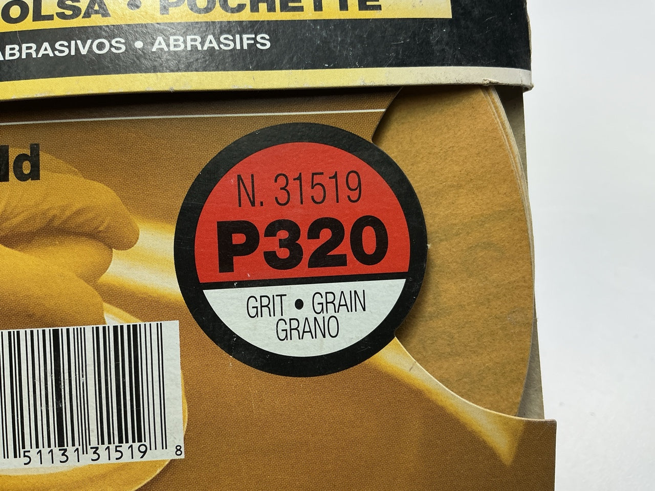 3M 31519 Stikit Gold Sanding Discs, 6'', P320 Grit , 25 Discs / Pack