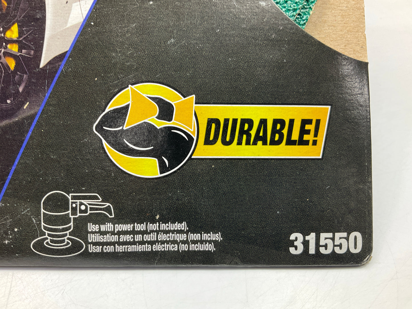 3M 31550 Stikit 40 Grit 8'' Sanding & Stripping Abrasive Sanding Disc - 15 Total