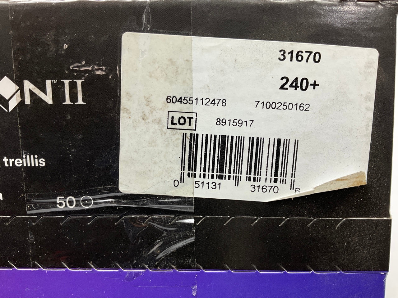 3M 31670 Cubitron II Net Sanding Abrasive Disc Roll, 5'', 240 Grade, (50 DISCS)