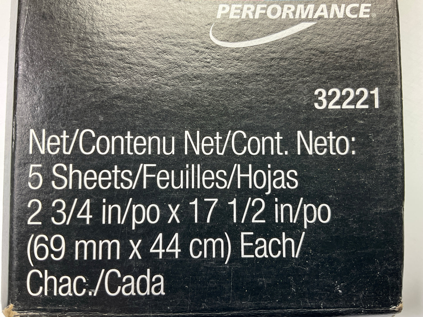 3M 32221 Green Corps File Sandpaper Sheets, 40 Grit, 2-3/4 In X 17-1/2'', 30 Pcs