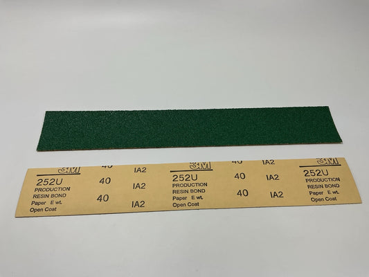 50 SHEETS TOTAL - 3M 32231 Stikit File Sandpaper Sheet 40 Grit, 2.75'' X 17.5''