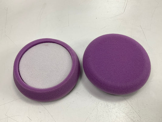 3M 33033 4'' Perfect-It 1-Step Foam Finishing Purple Pad, Hookit - 2 PACK