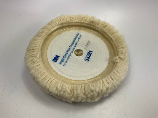 3M 33281 Single Sided Wool Compounding Buffing Pad