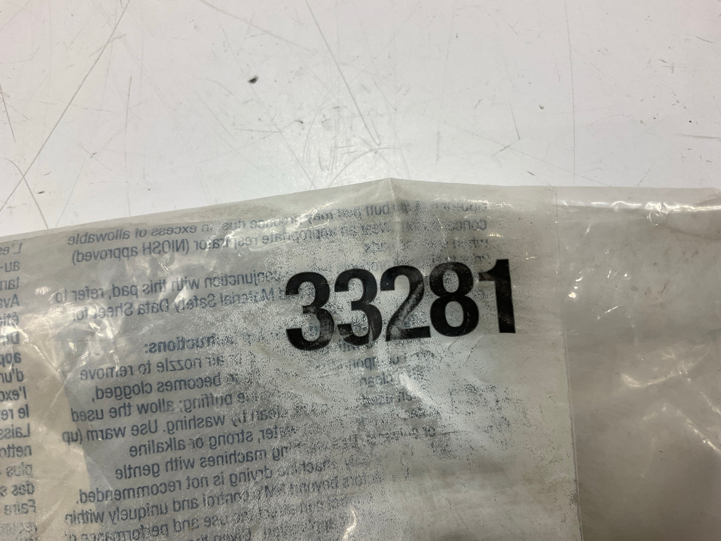 3M 33281 Single Sided Wool Compounding Buffing Pad