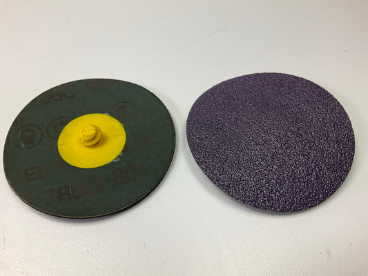 3M 33392 3'' Cubitron Fibre Roloc Sanding Disc, Grit: 80+, QTY.14