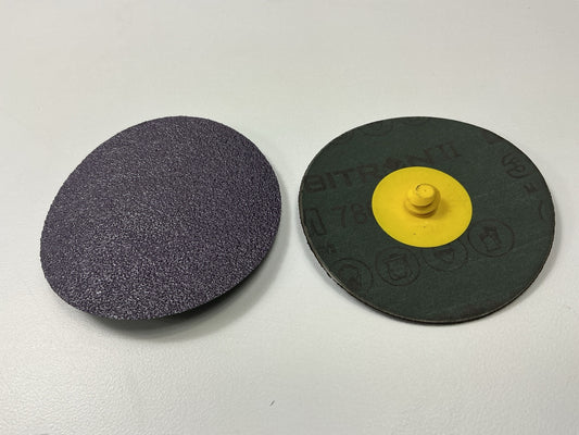 3M 33392 Cubitron II 3'' Fibre Roloc Sanding Disc 80+ Grit, 15 Discs