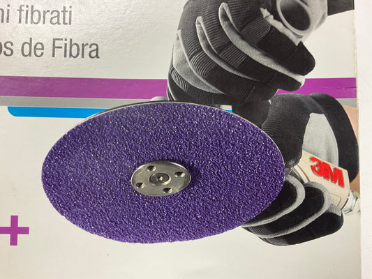 3M 33428 Cubitron II Abrasive Fibre 7''x7/8'' Disc, 80 Grit, 5 Discs / Pack