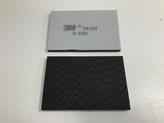 (10) 3M 34350 Hookit Flexible Abrasive Foam Pad, 3''x5''