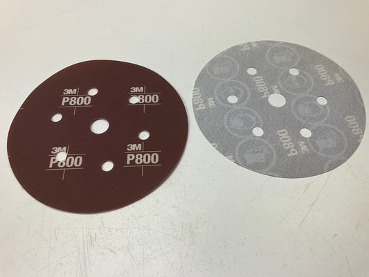3M 34406 Hook & Loop Flexible Dust Free P800 Grit 6 In. Sanding Disc (25/Pack)
