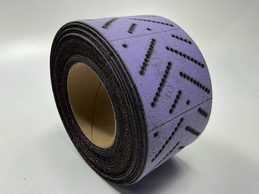 3M 35500 Cubitron II Hookit Clean Sanding Sheet Roll, 40 Grit, 80mm X 8m