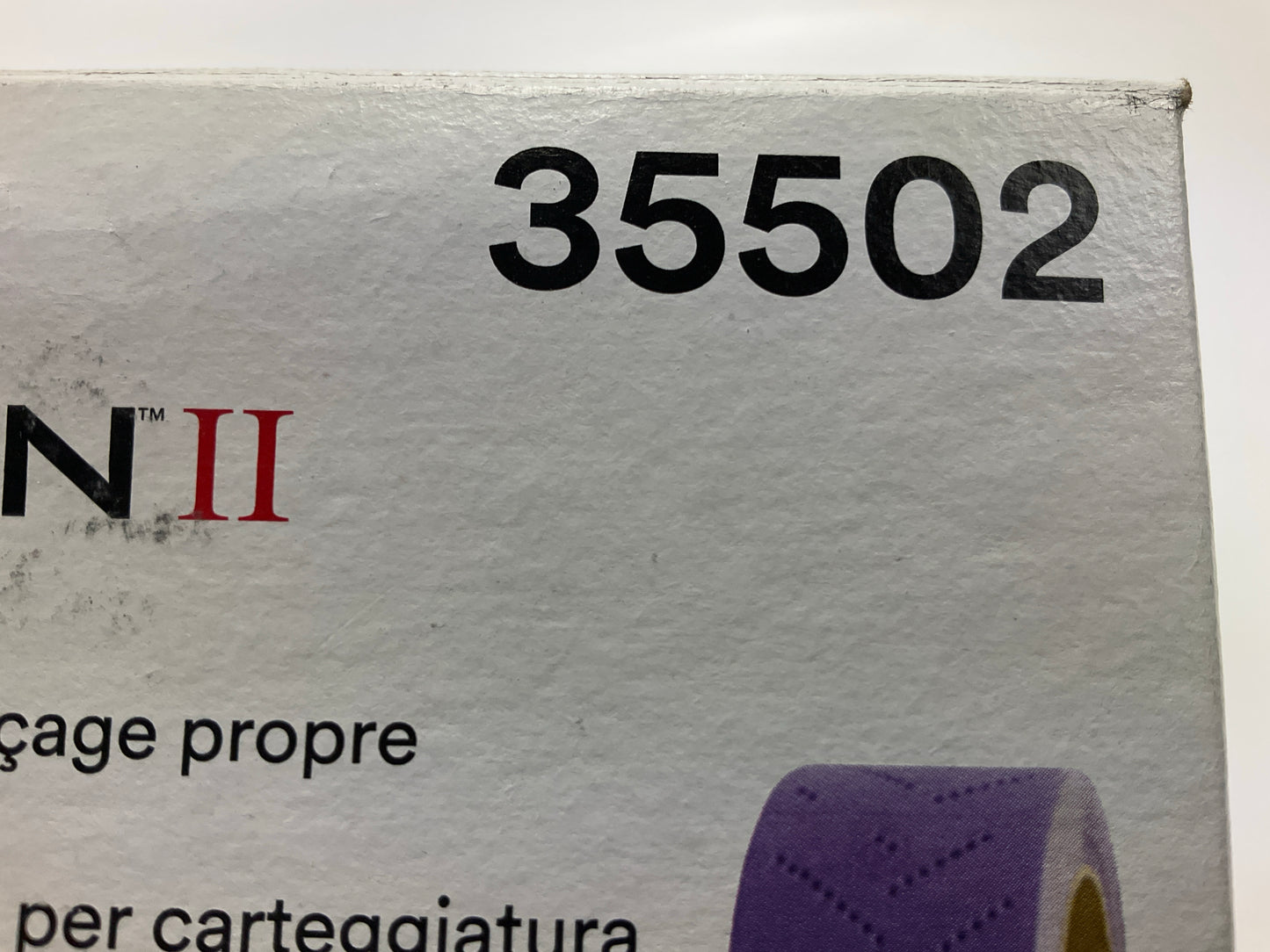 3M 35502 Cubitron II Hookit Clean Sanding Sheet Roll, 120+ Grade, 3.15'' X 13 Yd