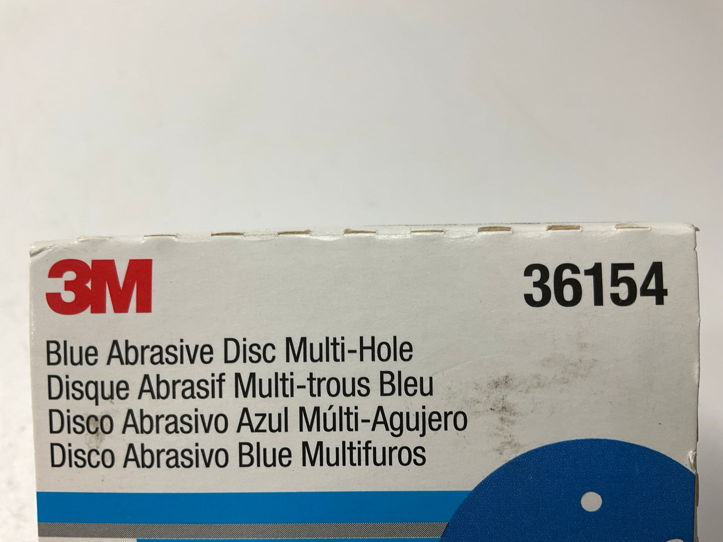 3M 36154 Multi-Hole Hook & Loop 800 Grit 3 In. Sanding Disc (50 / Pack)