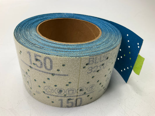 3M 36190 Hookit Blue Abrasive Sheet Roll Multi-hole, 2.75'' X 13 Yd, 150 Grade
