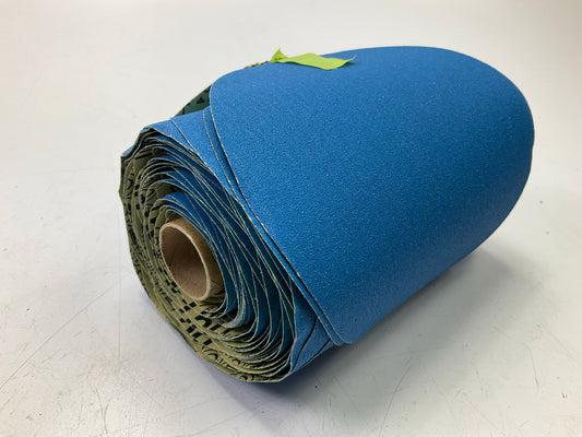 3M 36205 Stikit Blue Abrasive Disc Roll, 6'', 150 Grade, 100 Discs Per Roll