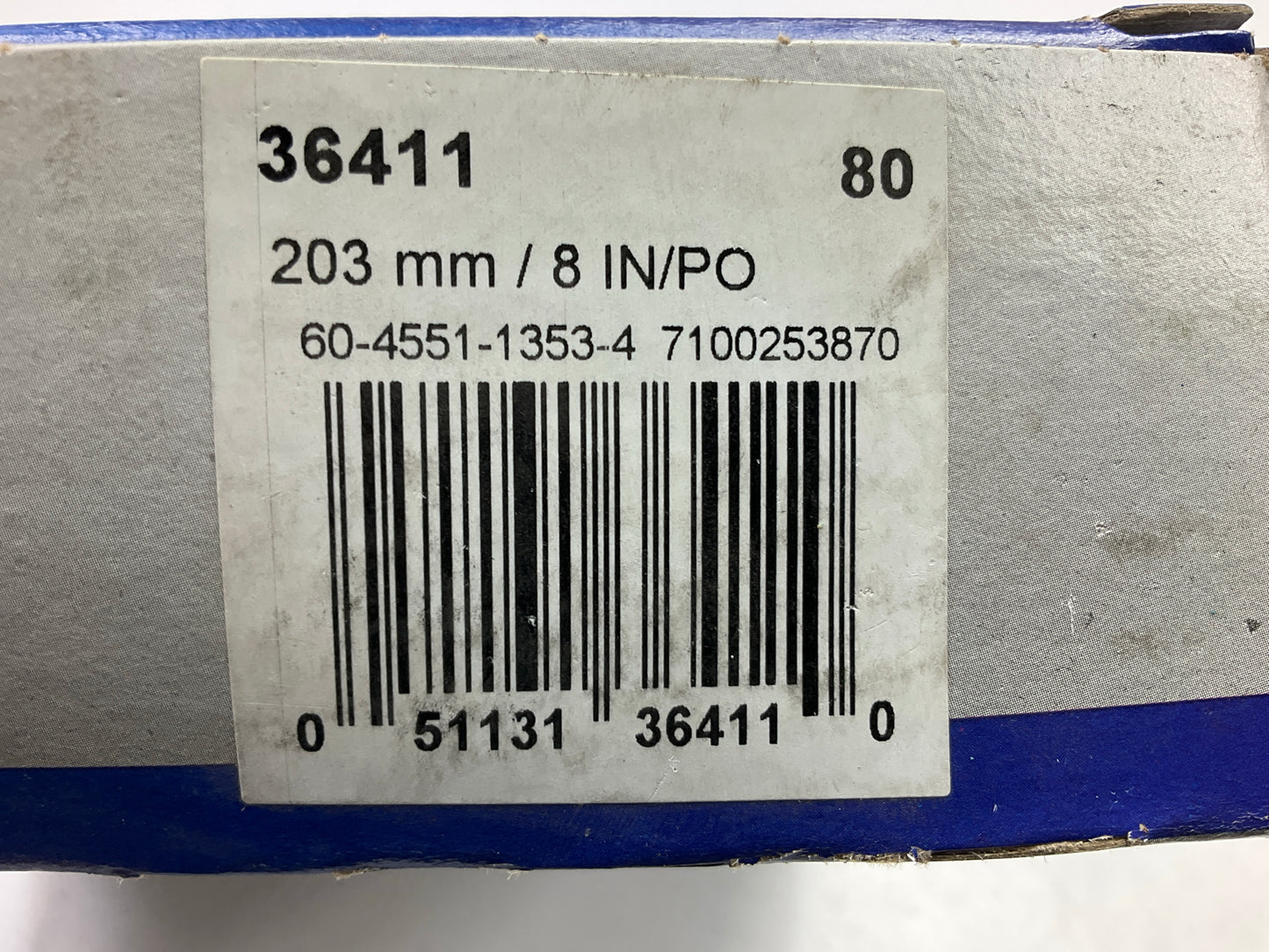 3M 36411 Blue Net Sanding Disc Roll, 8 In, 80+ Grade, 25 Pack
