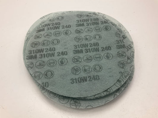 3M 36416 Replacement Abrasive Blue Net Sanding Disc, 240 Grit, 8'', 25 / Pack