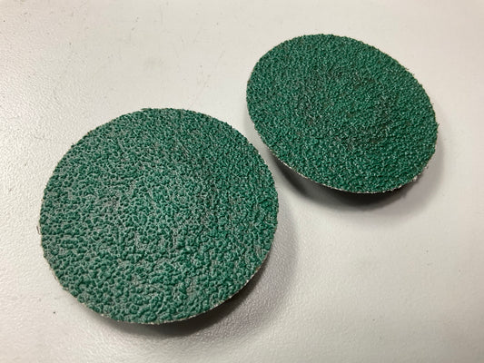 22 Discs - 3M 36526 Green Corps Roloc Grinding Discs 2'' 60 Grit Abrasive Discs