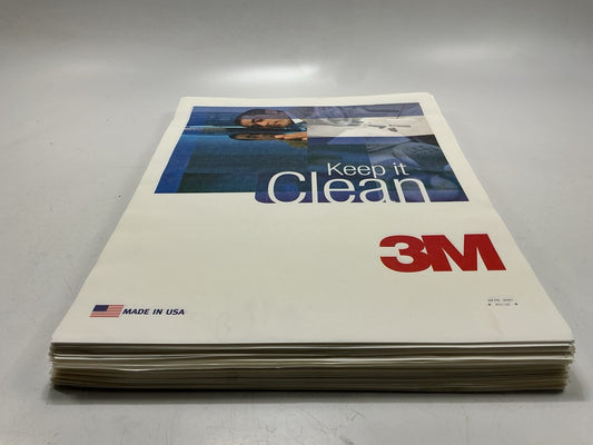 3M 36901 Interior Protection 17''x 19'' Automotive Paper Floor Mat (250/Pack)