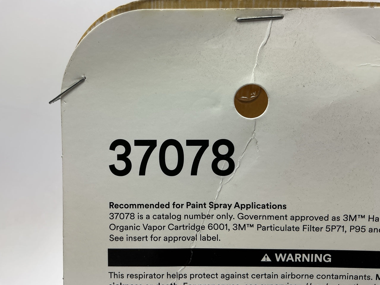 3M 37078 Half Facepiece Respirator Silicone Mask OV / P95 Size Medium 01-2028