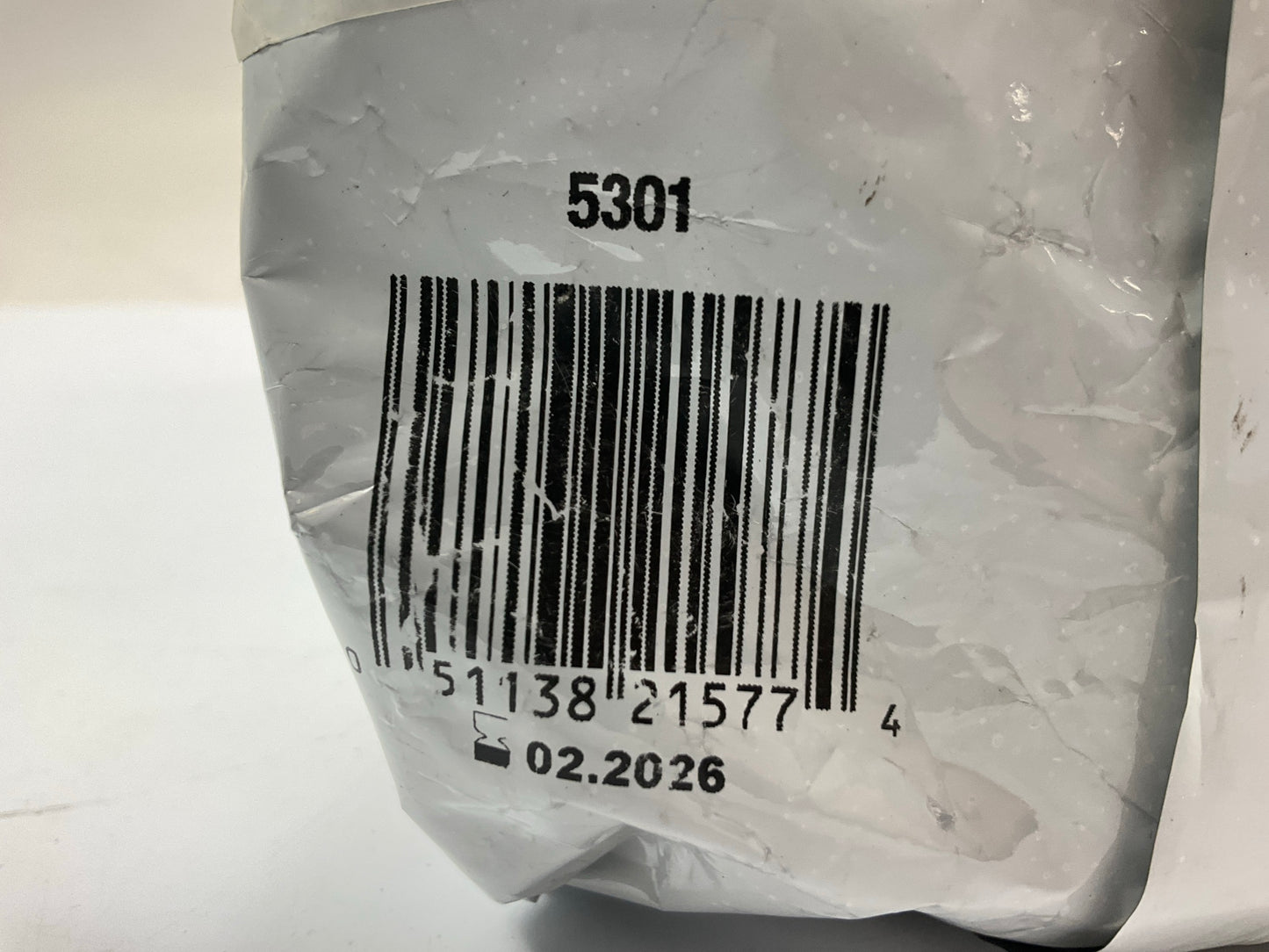 02/26 3M 5301 Half Facepiece Disposable Organic Vapor Respirator Mask, Large
