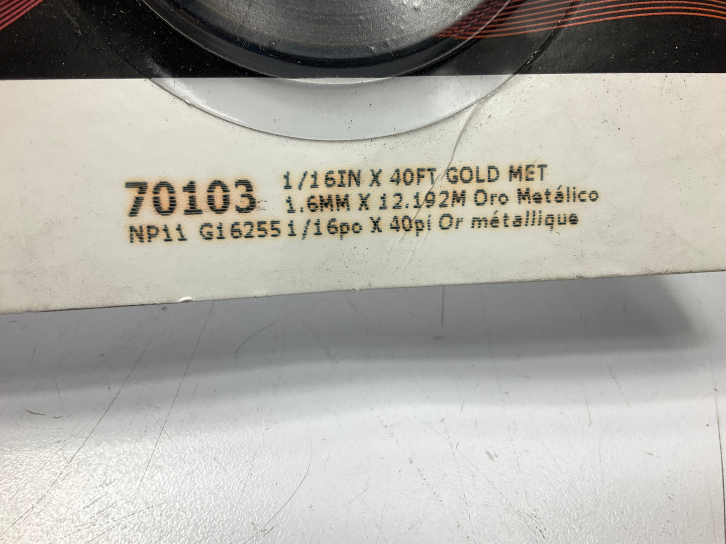 3M 70103 Scotchcal Striping Stripe Tape Gold Metallic, 1/16'' X 40 Feet