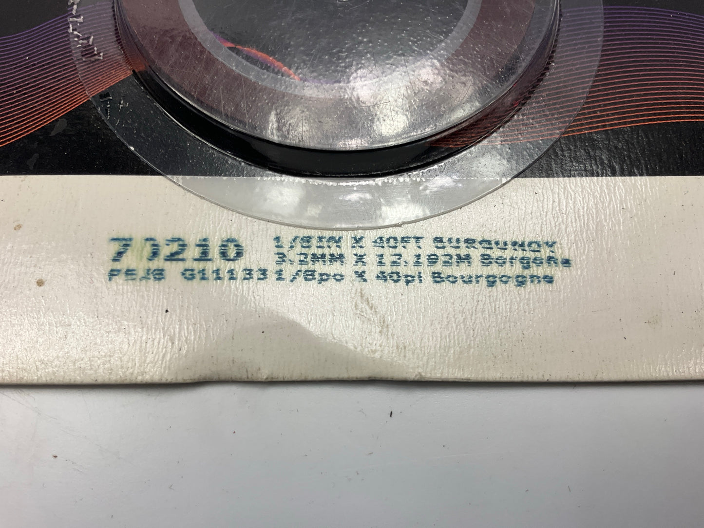 3M 70210 1/8'' X 40' Scotchcal Striping Automotive Stripe Tape - Burgundy