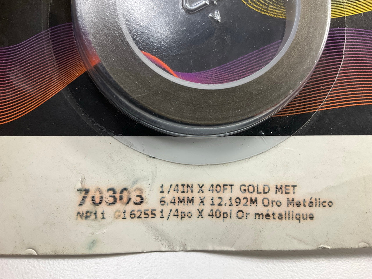 3M Scotchcal 70303 Gold Metallic Striping Automotive Tape 1/4'' X 40'