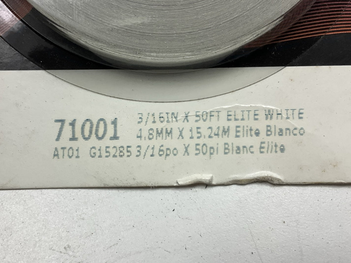 3M 71001 Pinstripe Striping Tape Auto Stripe Tape - 3/16''x50', Elite White