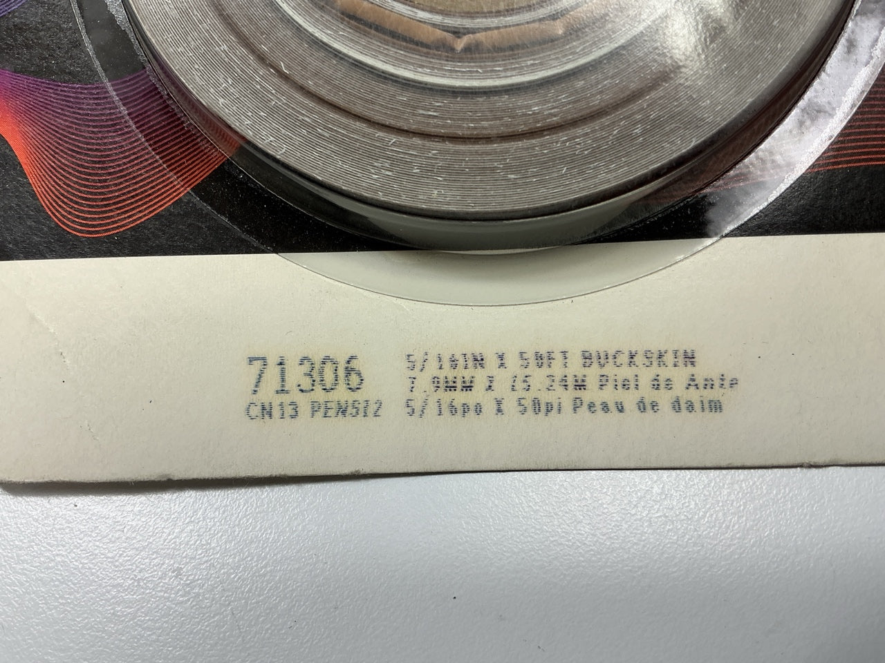 3M 71306 Pinstripe Striping Tape 5/16'' X 150' Feet Long, Buckskin Color